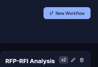 Create New Workflow