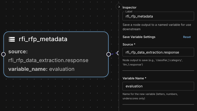 Agent Builder Output Save