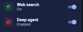 Deep Agent Settings