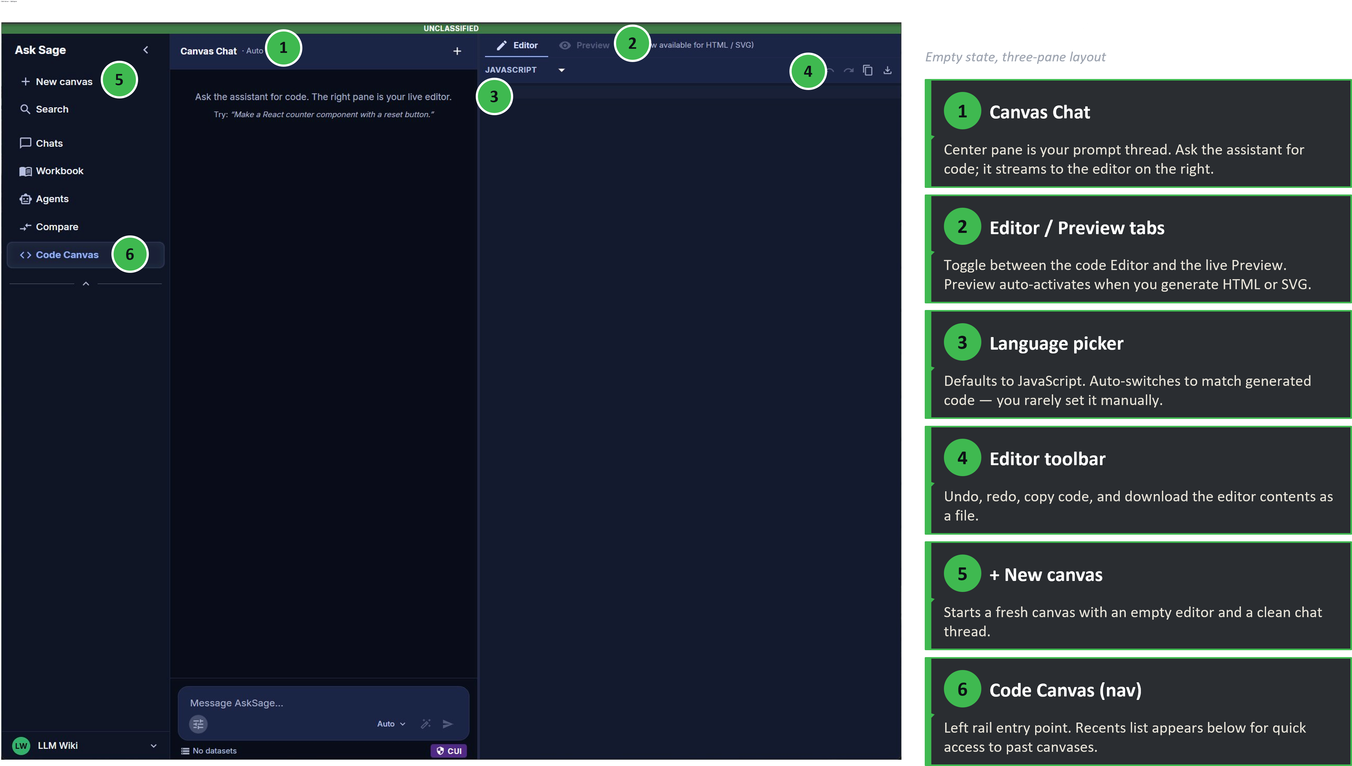 Code Canvas Workspace