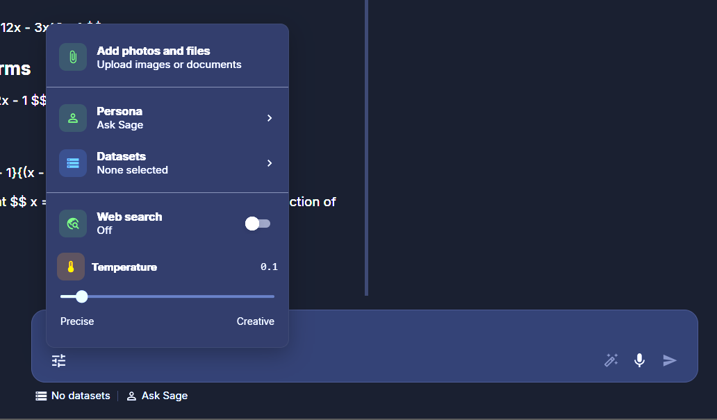 Parameter Selection