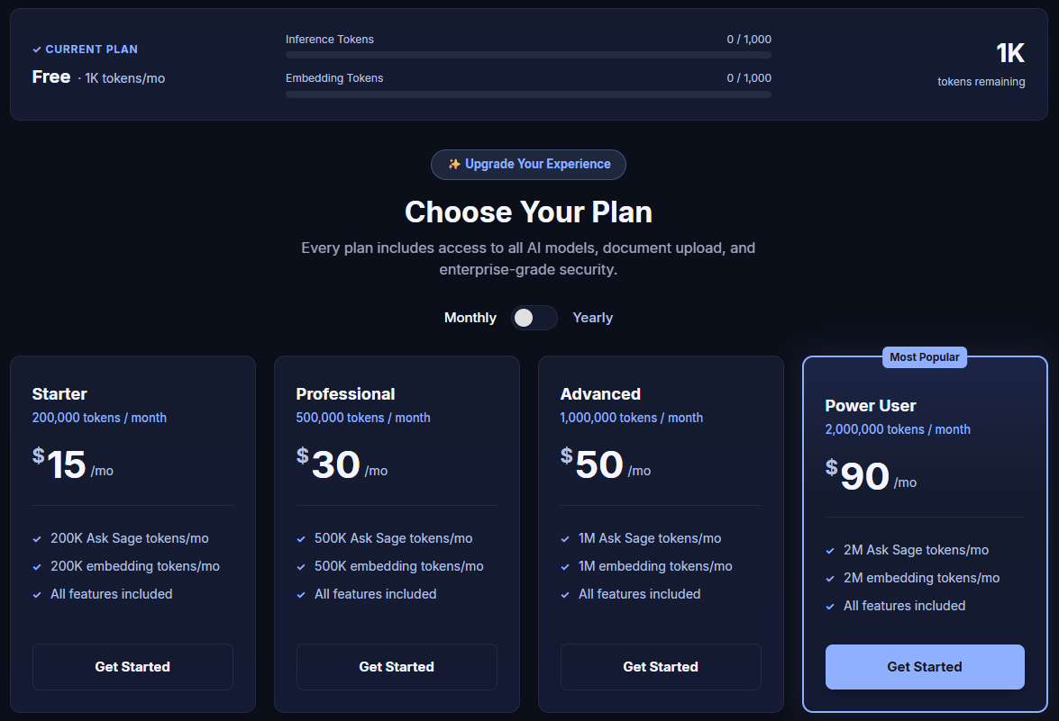 Manage Subscription