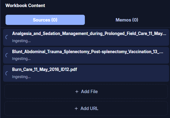Workbook Data Ingestion