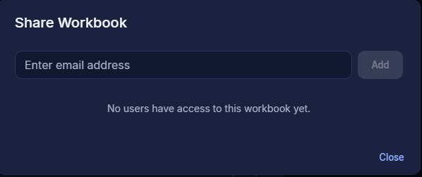 Workbook Sharing